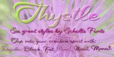Thystle by Scholtz Fonts — Script Handwritten Font — thumbnail 3