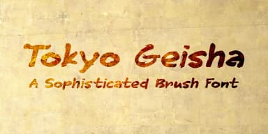 Tokyo Geisha by Kitchen Table Type Foundry — Display Font — thumbnail 1