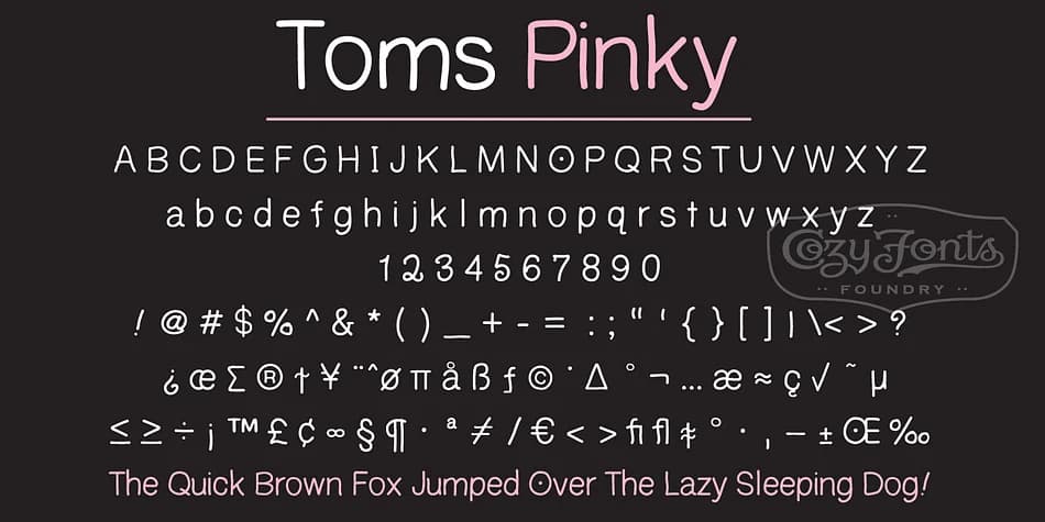Toms by CozyFonts Foundry — Decorative Font