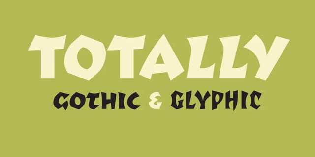 Totally Gothic by Emigre — Blackletter Font