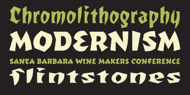 Totally Gothic by Emigre — Blackletter Font — thumbnail 2