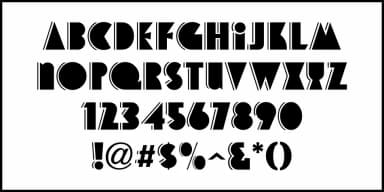 TRADE CONVENTION JNL by Jeff Levine Fonts — Decorative Font — thumbnail 3