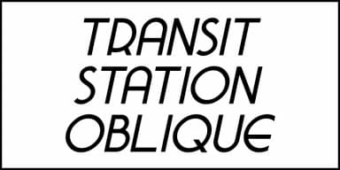 TRANSIT STATION JNL by Jeff Levine Fonts — Decorative Font — thumbnail 4
