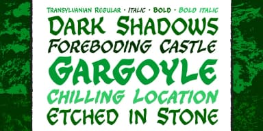 Transylvanian by Comicraft — Decorative Font — thumbnail 2