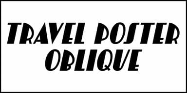 TRAVEL POSTER JNL by Jeff Levine Fonts — Decorative Font — thumbnail 4