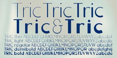 Tric by Wiescher-Design — Decorative Font — thumbnail 1