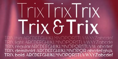 Trix by Wiescher-Design — Decorative Font — thumbnail 3