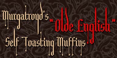 Tudor Perpendicular by Greater Albion Typefounders — Blackletter Font — thumbnail 4