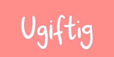 Ugiftig by Bogstav — Dingbats Font — thumbnail 1
