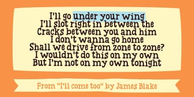 Under Your Wing by Pizzadude.dk — Decorative Font — thumbnail 2