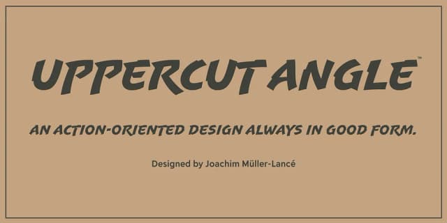 Uppercut Angle by Delve Fonts — Decorative Font