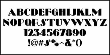 Uptown Deco by Jeff Levine Fonts — Decorative Font — thumbnail 3