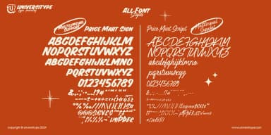 UT Pricemart by Universitype — Script Handwritten Font — thumbnail 2