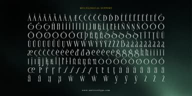 UT Sagora Glamour by Universitype — Decorative Font — thumbnail 10