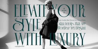 UT Sagora Glamour by Universitype — Decorative Font — thumbnail 2