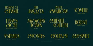 UT Sagora Glamour by Universitype — Decorative Font — thumbnail 3