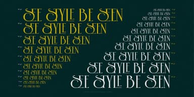 UT Sagora Glamour by Universitype — Decorative Font — thumbnail 4