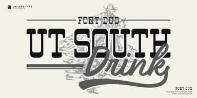 UT South Drink by Universitype — Script Handwritten Font — thumbnail 1