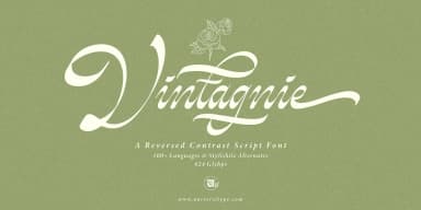 UT Vintagnie by Universitype — Dingbats Font — thumbnail 1