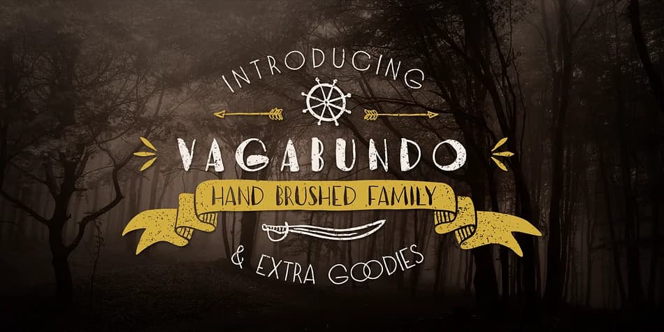 VAGABUNDO by Juraj Chrastina — Display Font