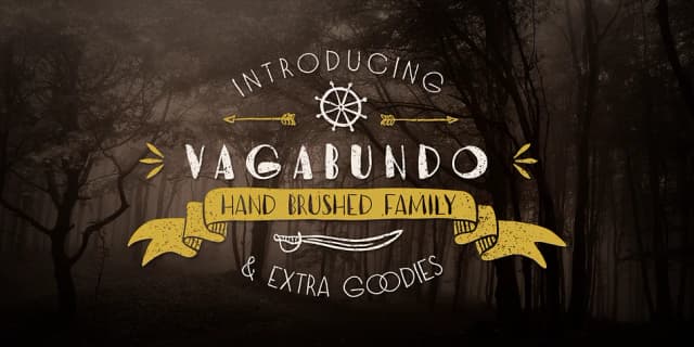 VAGABUNDO by Juraj Chrastina — Display Font