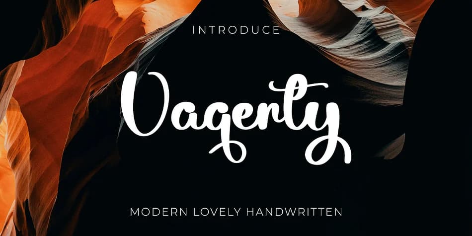 Vaqerty by Ayska — Script Handwritten Font