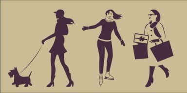 Vibrant Women by Outside the Line — Dingbats Font — thumbnail 3