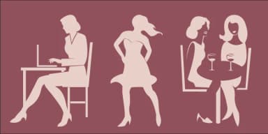 Vibrant Women by Outside the Line — Dingbats Font — thumbnail 4