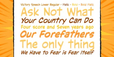 Victory Speech Lower by Comicraft — Decorative Font — thumbnail 2