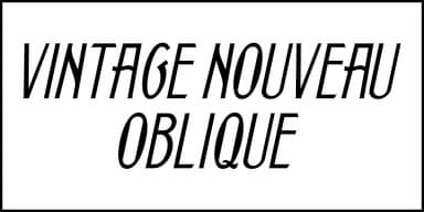 Vintage Nouveau JNL by Jeff Levine Fonts — Decorative Font — thumbnail 4