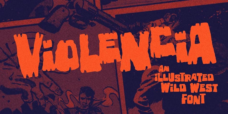 Violencia by Wingsart Studio — Display Font