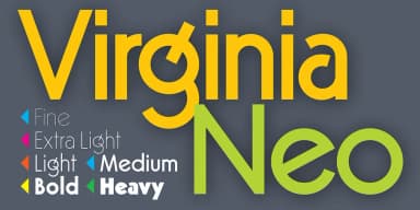 Virginia Neo by Type Associates — Decorative Font — thumbnail 1