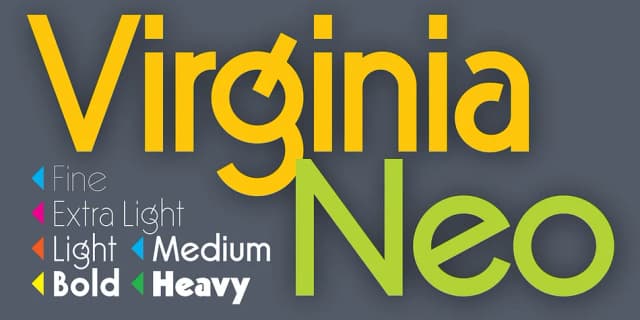Virginia Neo by Type Associates — Decorative Font