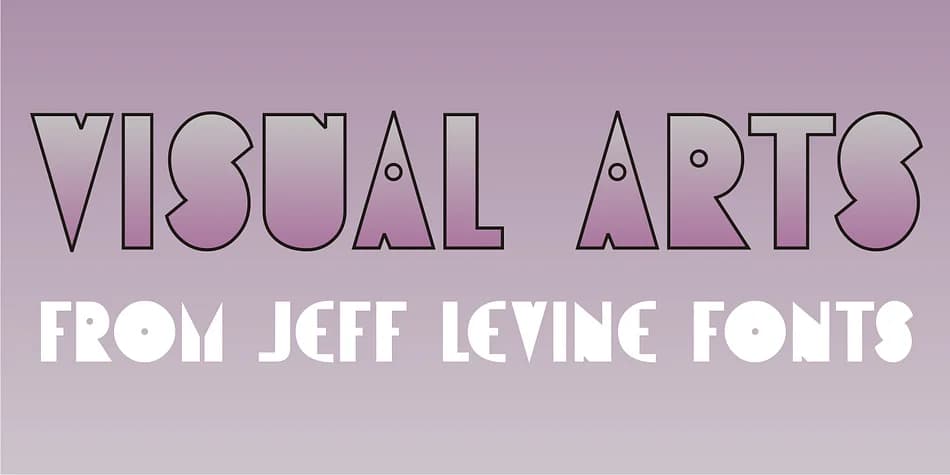 VISUAL ARTS JNL by Jeff Levine Fonts — Decorative Font