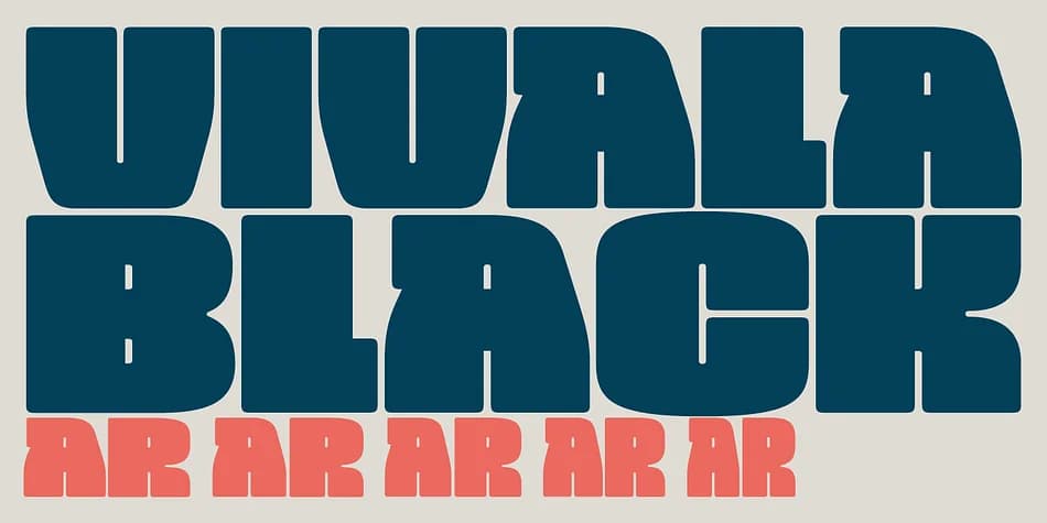 VIVALA BLACK by Johannes Hoffmann — Display Font — preview 1