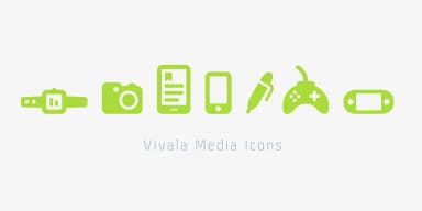 Vivala Media Icons by Johannes Hoffmann — Dingbats Font — thumbnail 3