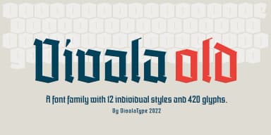 Vivala Old by Johannes Hoffmann — Blackletter Font — thumbnail 1