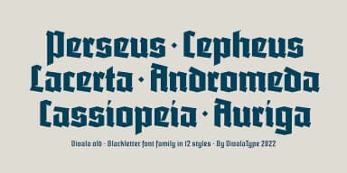 Vivala Old by Johannes Hoffmann — Blackletter Font — thumbnail 4