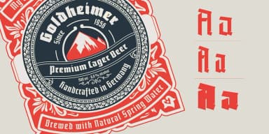 Vivala Old by Johannes Hoffmann — Blackletter Font — thumbnail 5