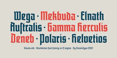 Vivala Old by Johannes Hoffmann — Blackletter Font — thumbnail 6