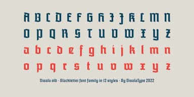 Vivala Old by Johannes Hoffmann — Blackletter Font — thumbnail 7