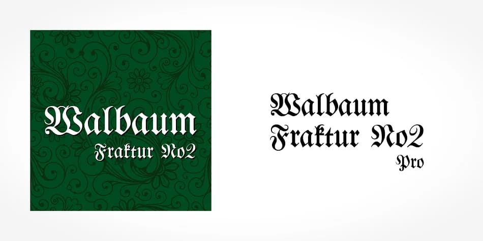 Walbaum Fraktur No2 Pro by SoftMaker — Blackletter Font