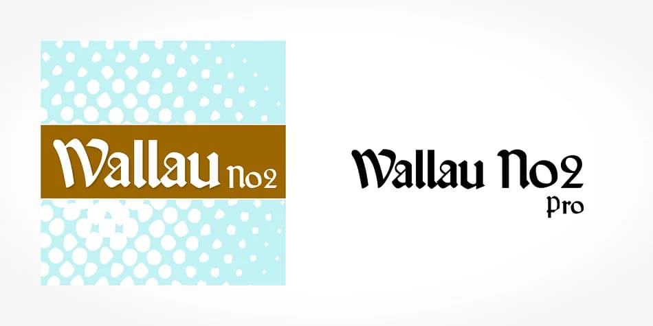 Wallau No2 Pro by SoftMaker — Blackletter Font