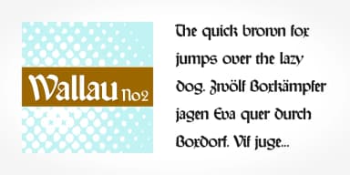 Wallau No2 Pro by SoftMaker — Blackletter Font — thumbnail 4