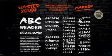 Wasted Youth by Wingsart Studio — Display Font — thumbnail 4