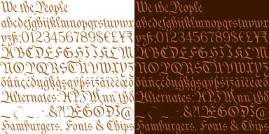 We The People by K-Type — Blackletter Font — thumbnail 10