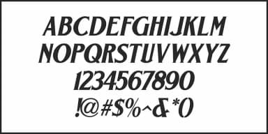 WEEKEND DATE JNL by Jeff Levine Fonts — Decorative Font — thumbnail 5