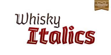 Whisky Italics by Corradine Fonts — Blackletter Font — thumbnail 1