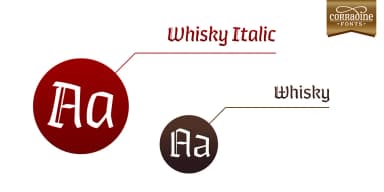 Whisky Italics by Corradine Fonts — Blackletter Font — thumbnail 2