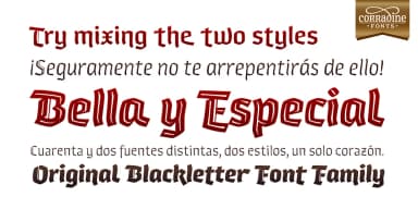 Whisky Italics by Corradine Fonts — Blackletter Font — thumbnail 3
